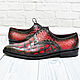 Order Brogues for men, made of genuine crocodile leather, hand-painted!. SHOES&BAGS. Livemaster. . Brogues Фото №3