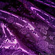 Жаккард атлас розочки черный фиолетовый золотой розовый Италия, Ткани, Москва,  Фото №1