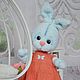 Заказать Игрушка вязаная "Заюшка Варюшка". Тамара и Анастасия (Вязаные игрушки). Ярмарка Мастеров. . Мягкие игрушки Фото №3