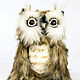 Soft toys: Owl Glafira, Stuffed Toys, Suojarvi,  Фото №1