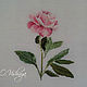 Embroidered picture "Peonies" triptych. Pictures. Cross stitch and beads!. My Livemaster. Фото №4