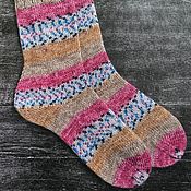 Вязаные женские носки; теплые носки; шерстяные носки; носки вязаные