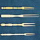Fork for canapes/olives/snacks. bone, Forks, Nakhabino,  Фото №1