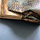 Clutch with wooden clasp made of leather ' Python'. Clasp Bag. Inessa Tche. My Livemaster. Фото №4