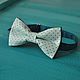 Tie the Freshness / mint bow tie green polka dots, Ties, Moscow,  Фото №1