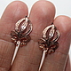 Earrings 'Baroque' - with gold of 585 tests, Schwenzy, Kostroma,  Фото №1
