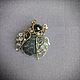 Brooch pendant beetle with stones wire wrap. Brooches. selenawirejewelry. My Livemaster. Фото №5