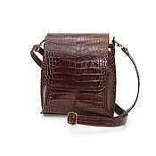 Сумки и аксессуары handmade. Livemaster - original item Crossbody bag: Women`s Brown Leather Bag Frida Mod S86-922. Handmade.