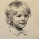 Детский портрет по фото карандашом, Картины, Санкт-Петербург,  Фото №1