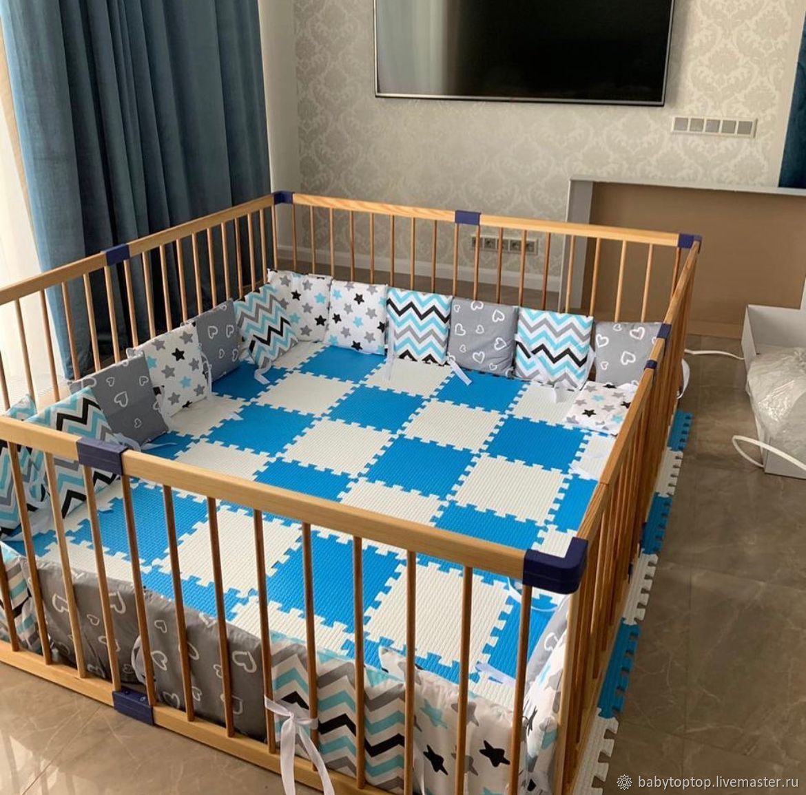 Детские кроватки-манеж для новорожденных