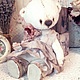 Мишка Микэлла. Мягкие игрушки. Vintage bears Фоменко Ольга. Ярмарка Мастеров.  Фото №5
