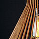 Деревянный светильник Конус орех, подвесная люстра из дерева, абажур. Потолочные и подвесные светильники. Деревянные светильники Woodshire (woodshire). Ярмарка Мастеров.  Фото №4