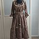 Patterned warm cotton dress. Dresses. Kupava - ethno/boho. My Livemaster. Фото №6