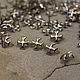 Rivets Crosses (holniteny) 10h10 mm 10pcs, Sewing accessories, Tambov,  Фото №1