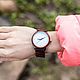 «Dune Red» от Timbersun, наручные часы из дерева и металла. Часы наручные. Уникальные аксессуары Timbersun. Ярмарка Мастеров.  Фото №5