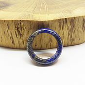 Украшения handmade. Livemaster - original item 17.75 Lapis Lazuli Ring Egyptian Night (cl17753). Handmade.