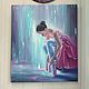 Ballerina oil painting, Pictures, Kemerovo,  Фото №1