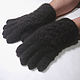 Двойные перчатки женские из собачьей шерсти. Перчатки. Warm Yarn. Интернет-магазин Ярмарка Мастеров.  Фото №2