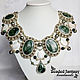 Колье с серафинитом. Колье. Beaded Fantasy. Ярмарка Мастеров.  Фото №4