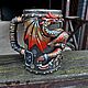 Кружка пивная "Алый дракон". Кружки и чашки. Сердце Дракона | Dragon Heart. Ярмарка Мастеров.  Фото №5