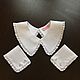  Collar and cuffs, white cotton, Collars, Rostov-on-Don,  Фото №1