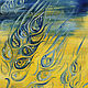 Melody of the night ears, yellow-blue oil painting. Pictures. Belasla. My Livemaster. Фото №4