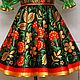 Russian folk costume for girls ' Khokhloma-2'. Carnival costumes for children. SLAVYANKA. Online shopping on My Livemaster.  Фото №2