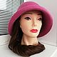 Felted hat ' Pink Panama'. Hats1. Oksana Moleva. Online shopping on My Livemaster.  Фото №2