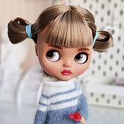 Кукла Блайз, кастом, коллекционная, натуральные волосы