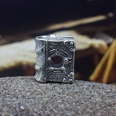Украшения ручной работы. Ярмарка Мастеров - ручная работа Бусина "Гримуар". Handmade.