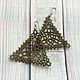 Lace earrings tatting Christmas Trees. Earrings. Tatting-sev. Online shopping on My Livemaster.  Фото №2