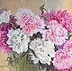 Oil painting 'pink and White', Pictures, Moscow,  Фото №1
