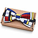 Bow tie with a picture, Mondrian, Butterflies, Rostov-on-Don,  Фото №1