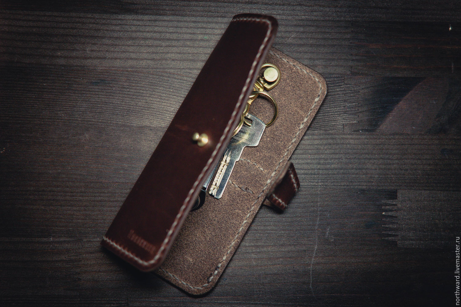 Leather key case в интернет-магазине на Ярмарке Мастеров | Bags and  accessories, Obninsk - доставка по России. Товар продан.