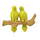 Wall decor 'two birds on a branch', Clothes Hangers and Hooks, Ekaterinburg,  Фото №1