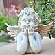 Angel bust made of polyresin white, Garden figures, Azov,  Фото №1