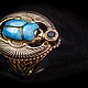 Order Gold finger-ring the scarab. Persian (persianjewelry) (persianjewelry). Livemaster. . Ring Фото №3