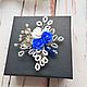 Pin Brooch: Bouquet rose flowers blue white. Brooches. A surprising number. Online shopping on My Livemaster.  Фото №2