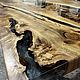 Стол из слеба Карагача 70 мм! с итальянским полимером. Столы. BRUTAL-WOOD. Интернет-магазин Ярмарка Мастеров.  Фото №2