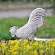 The rooster figurine is made of concrete for decorative interiors and gardens of Provence, Country. Figurines. Decor concrete Azov Garden. My Livemaster. Фото №5