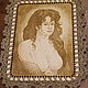 Portrait of a Gypsy bringing happiness .wood-jute laser, Pictures, Kaluga,  Фото №1