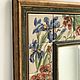 Order Mirror painting Mirror Irises and Poppies. ArtFlera (artflera). Livemaster. . Mirror Фото №3
