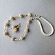 Beads pearl 'Marshmallow'. Wedding necklace. Lazurnoe nebo (azurhimmel). Ярмарка Мастеров.  Фото №6