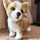 Realistic Corgi puppy, collectible toy. Stuffed Toys. zubarevairina. My Livemaster. Фото №4