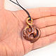 Pendant - Amulet made of wood, 'sprout of a fern' (Pau Rosa). Pendant. OakForest Wooden Jewelry. My Livemaster. Фото №5