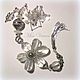 Crystal flower, Necklace, Moscow,  Фото №1