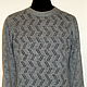 The fishnet sweater gray, Sweaters, Verhnedneprovsky,  Фото №1