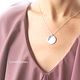 Disk pendant on chain minimalist stylish decoration to all. Pendant. LovelyStones. Online shopping on My Livemaster.  Фото №2