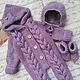 knitted set for girls. Overall for children. Oksana Demina. Online shopping on My Livemaster.  Фото №2