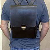 Сумки и аксессуары handmade. Livemaster - original item Backpack leather city 63. Handmade.